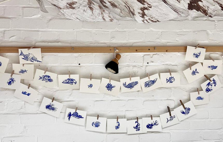 Christine Neuerburg - Hochdruck, (Linol)-Stempel-Buch-Projekt