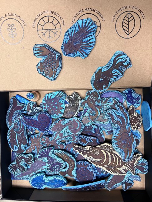 Christine Neuerburg - Hochdruck, (Linol)-Stempel-Buch-Projekt