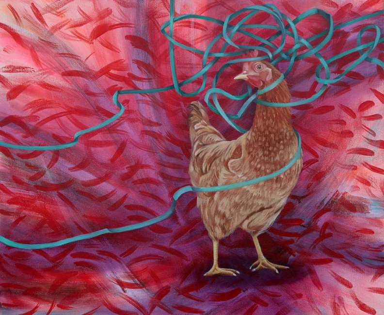 Christine Neuerburg - Gefühle eines Huhns in Quarantäne